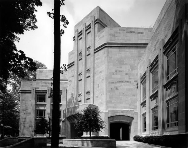 IU Chemistry Building, an example of Glenroy's large-scale institutional work